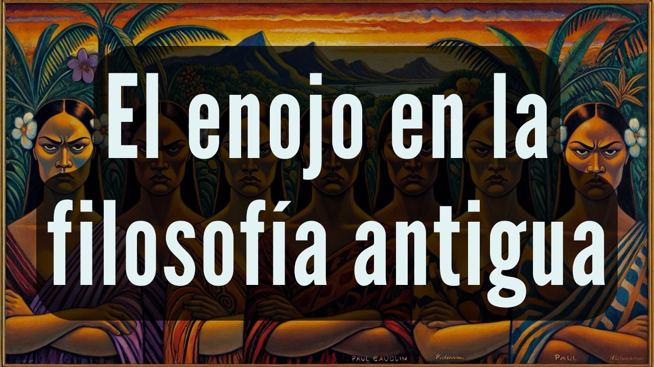 El enojo en la filosof&iacute;a antigua