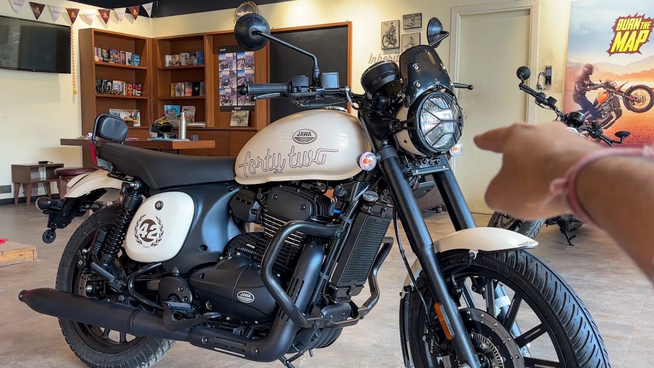 2026 All New Jawa 42 BS7 Ivory Full Review 😍🔥