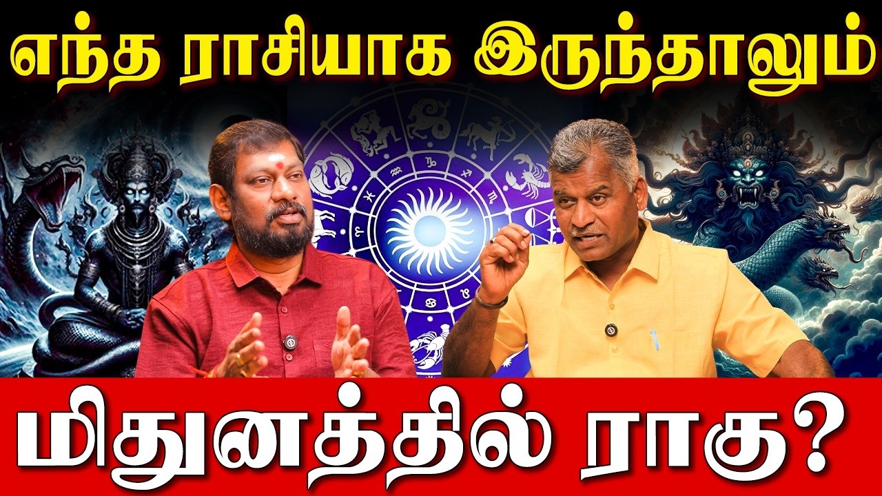 மிதுனத்தில் ராகு 2 முறை அடிக்கும் ஜாக்பாட்! | Rahu in Gemini Effects | Kovilpatti Thangapandiyan |