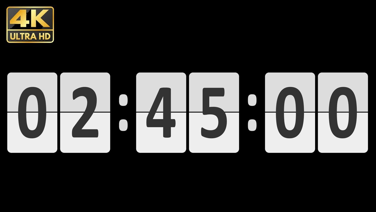 Timer 2:45 hour ( 165 minute )