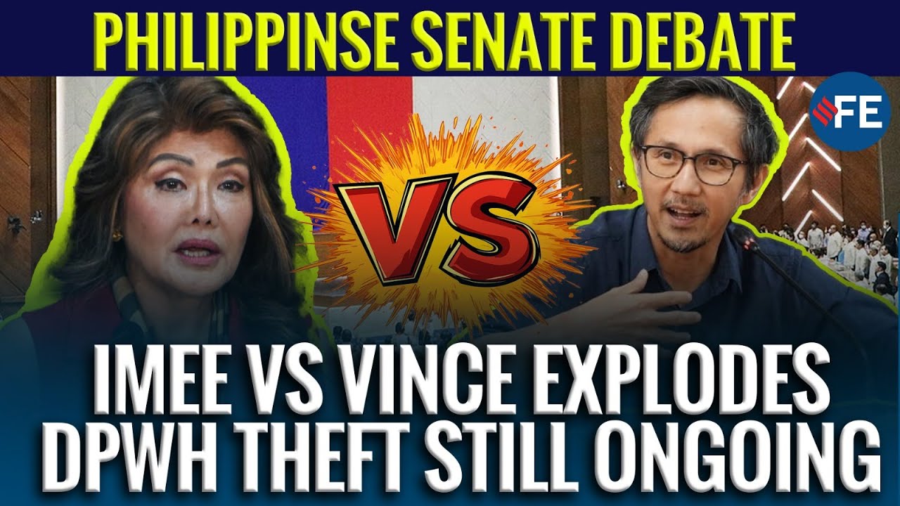 Imee, Vince Trade Barbs Over DPWH Theft Allegations | Philippines senate Heated Exchange