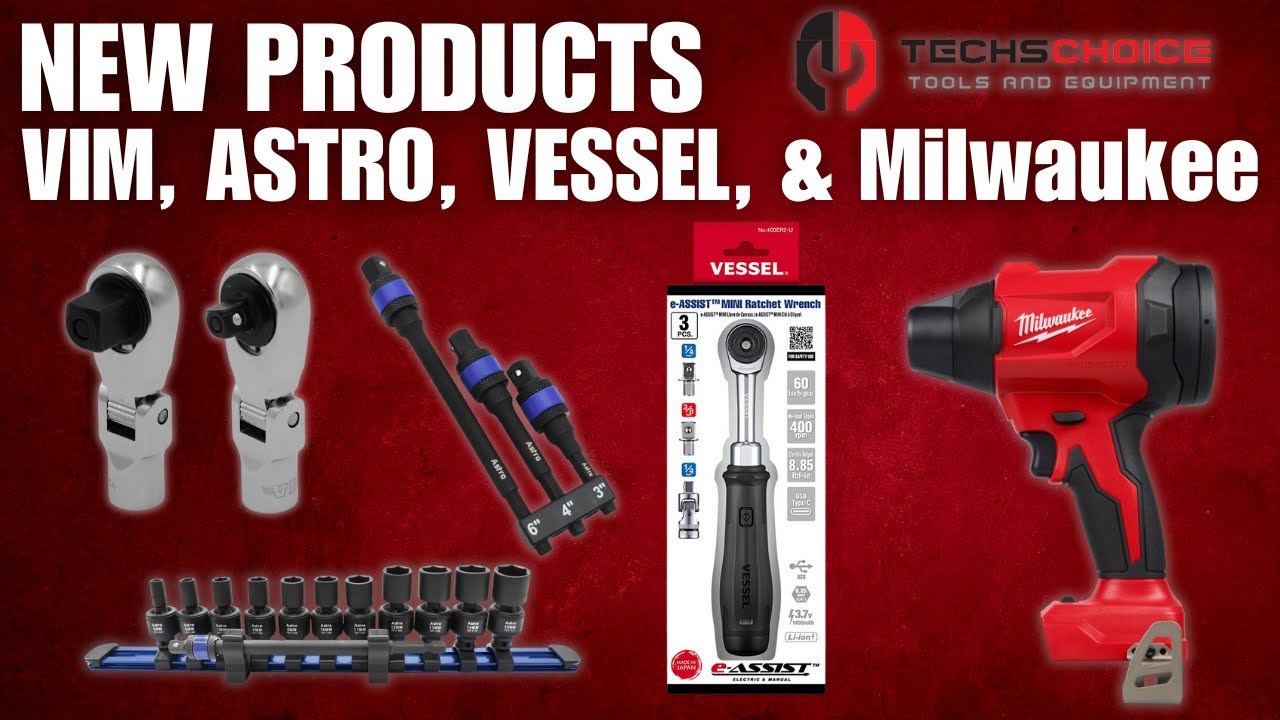 NEW Products from VIM, Astro Tools, Vessel, and Milwaukee that YOU NEED!