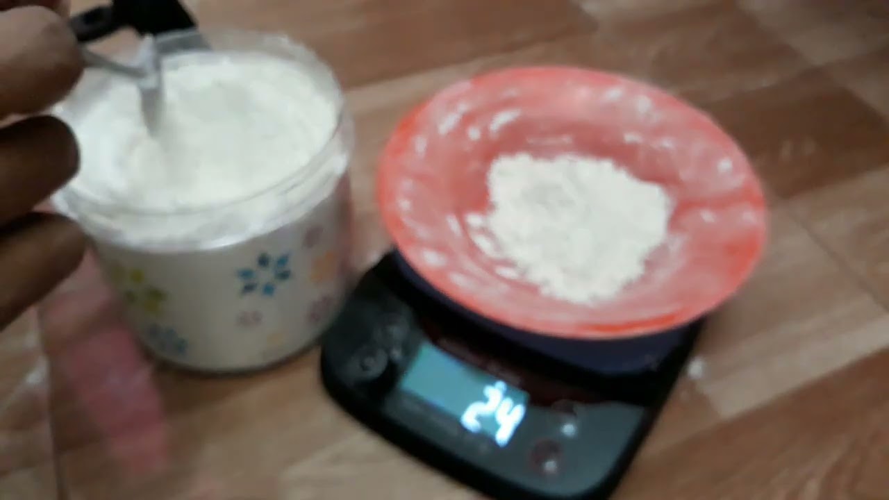 How much flour is in 50 grams