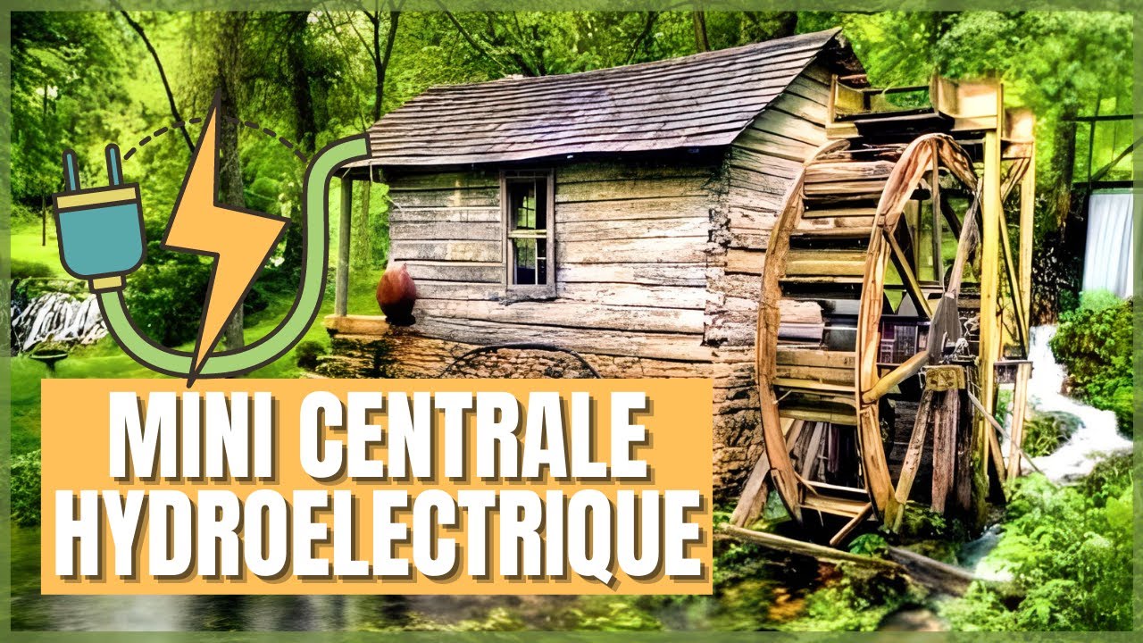 Un Moulin à eau transformé en mini CENTRALE HYDROÉLECTRIQUE
