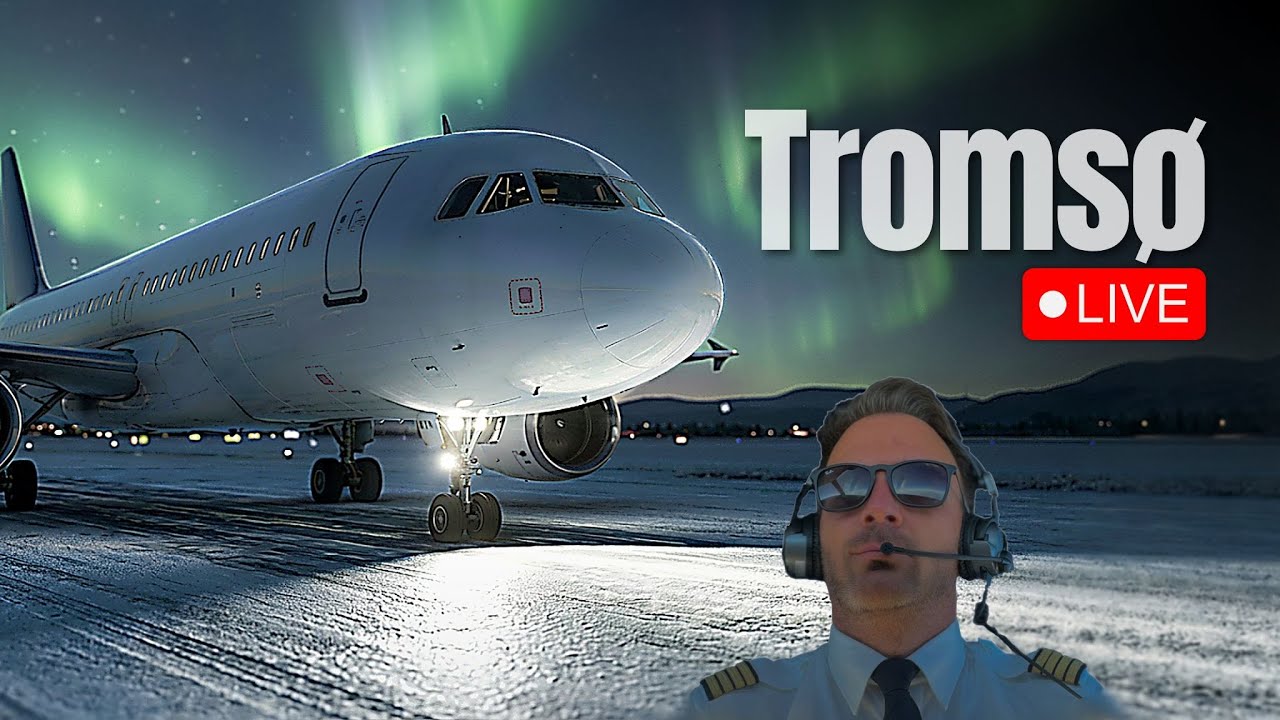 ECHTER PILOT A320 LIVE ins Winter-Chaos: Fly & See Santa (VATSIM) nach Troms&oslash;