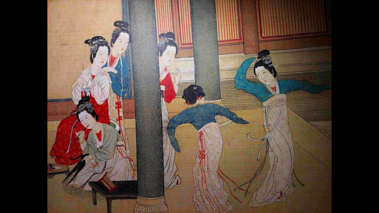 漢宮春曉圖-明朝仇英-台北故宮博物院-Spring Dawn in the Han Palace_National Palace Meseum-Taipei-Taiwan