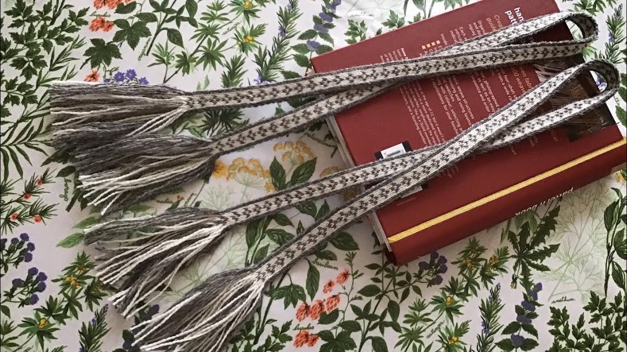 同じ柄を続けて織りたい時の糸通し//柄の向きを変えずに最後まで織る   カード織り/Cardweaving/Tabletweaving