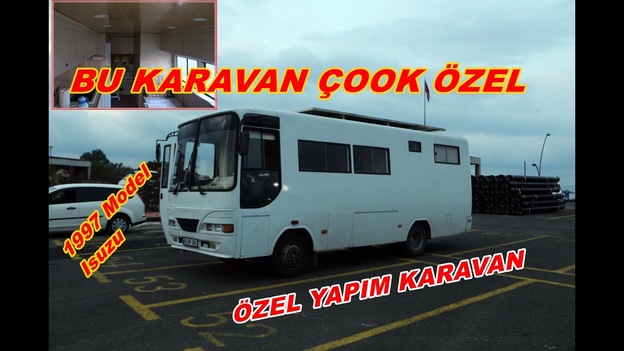1997 MODEL ISUZU OTOBÜS''DEN KARAVAN / ÖZEL YAPIM KARAVAN