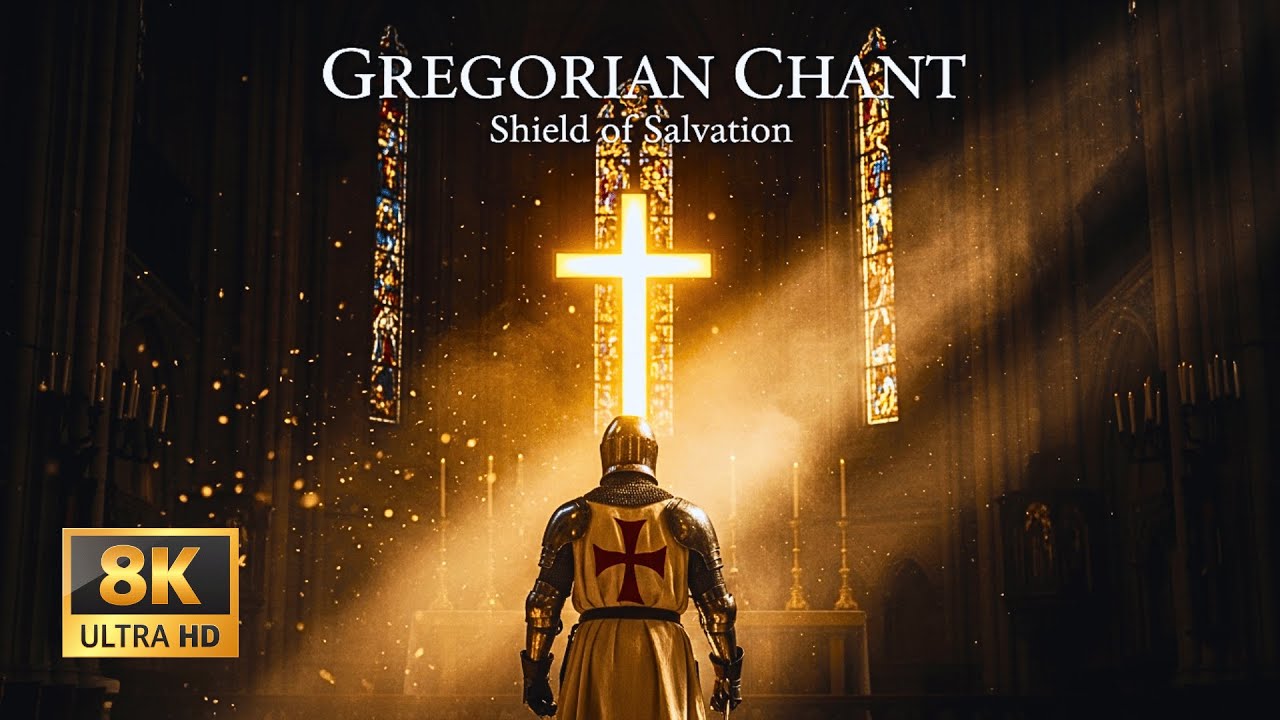 Gregorian Chant for Holy Courage ⛨ Templar Hymn of Strength | Faith, Devotion, and Silent Mind