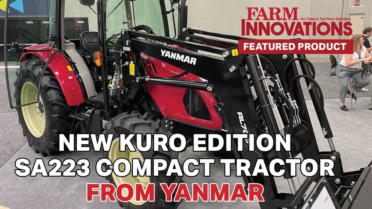 New Kuro Edition SA223 Compact Tractor from Yanmar