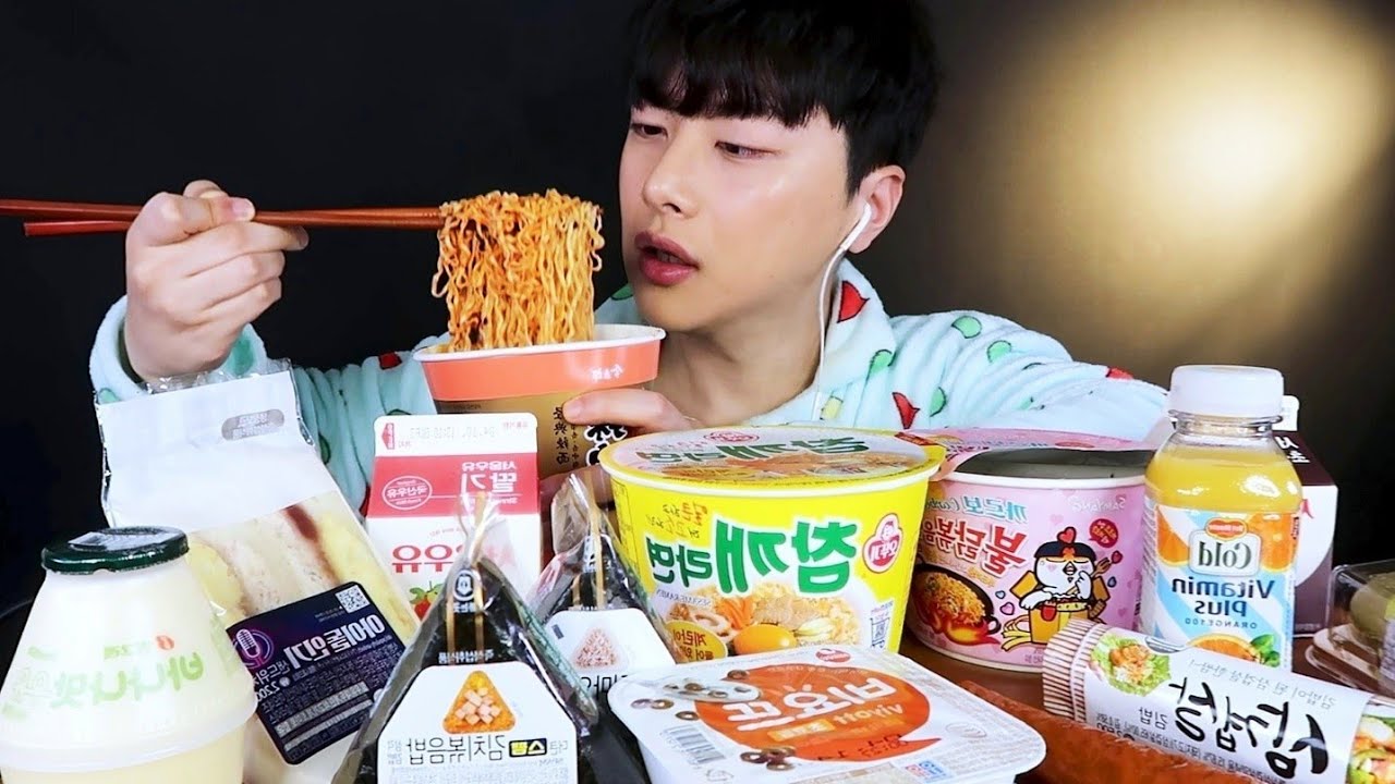 SUB) Мой любимый корейский магазин продуктов питания MUKBANG🍱