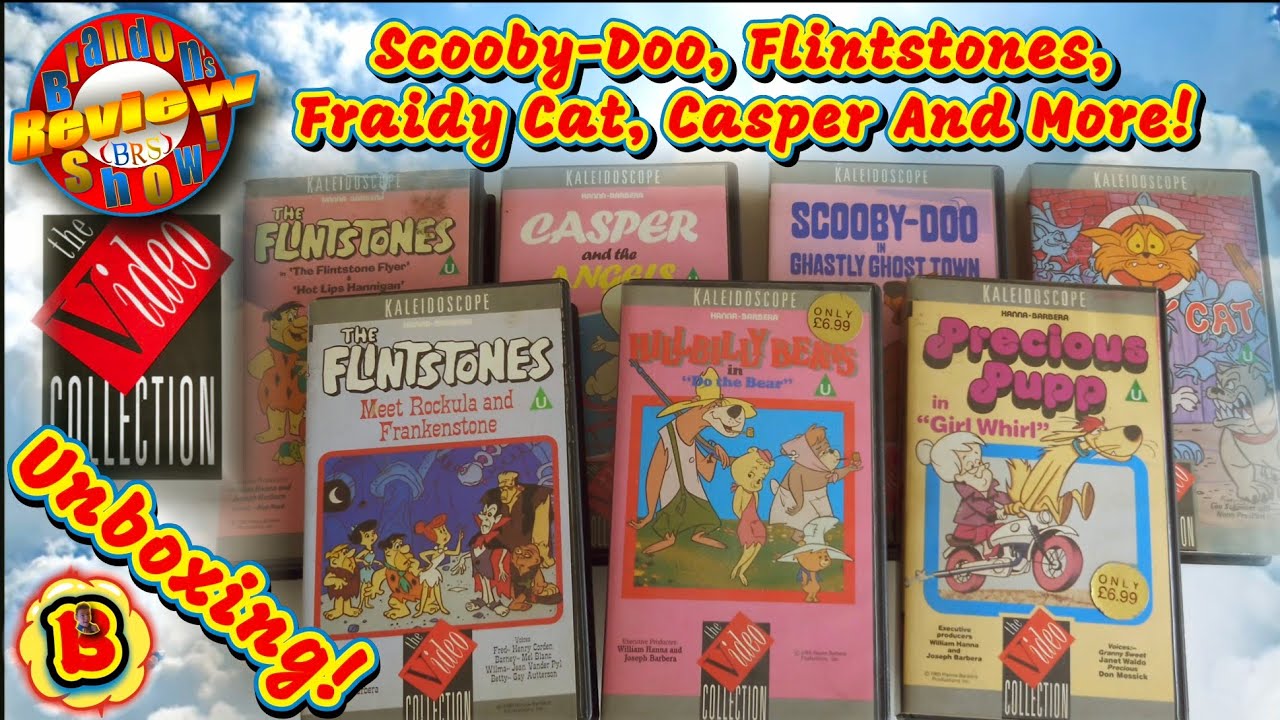 The Video COLLECTION - Scooby-Doo, Flintstones, Fraidy Cat VHS UNBOXING!