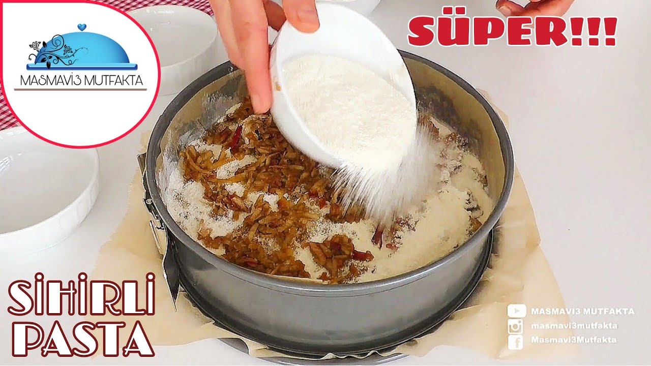 📢ŞOK OLDUK‼️HAMUR YOK🤚 BU  ELMALI PASTA REKOR KIRICAK🔥EFSANEEE👏Super Apfelkuchen ohne Teig!