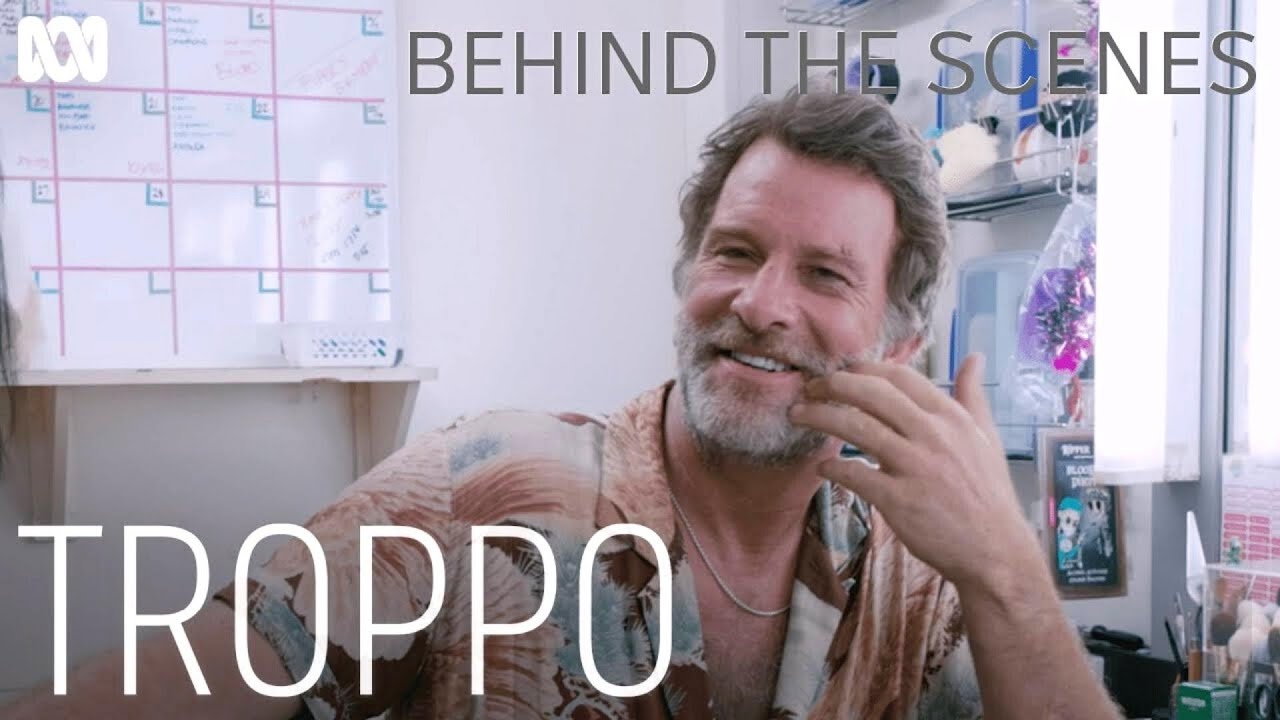 On set with Thomas Jane | Troppo