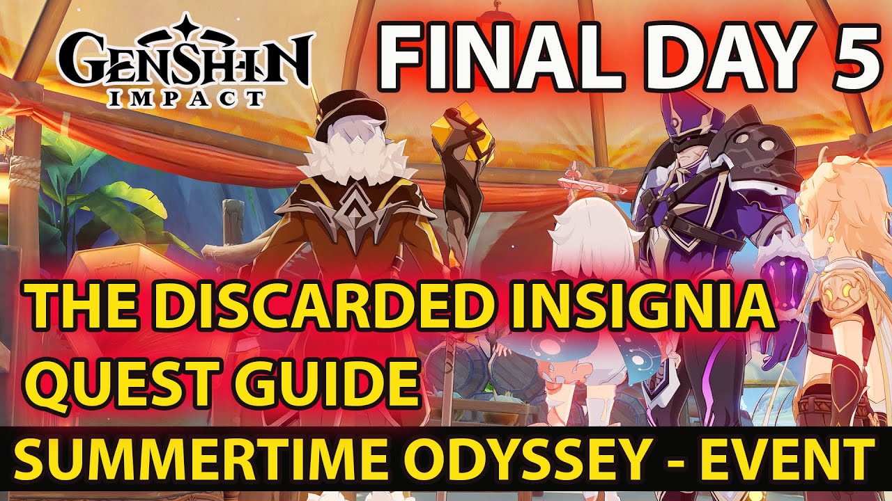 Genshin Impact - How To Complete (The Discarded Insignia) Quest Event Full Guide