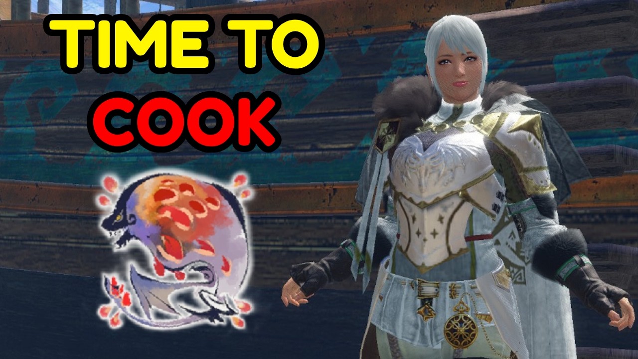 Cooking A Seething Bazel With Sword And Shield Monster Hunter