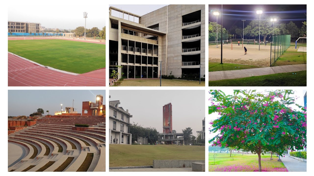 Full campus tour of IIT Gandhinagar // Hostel // Academic block // Faculty housing