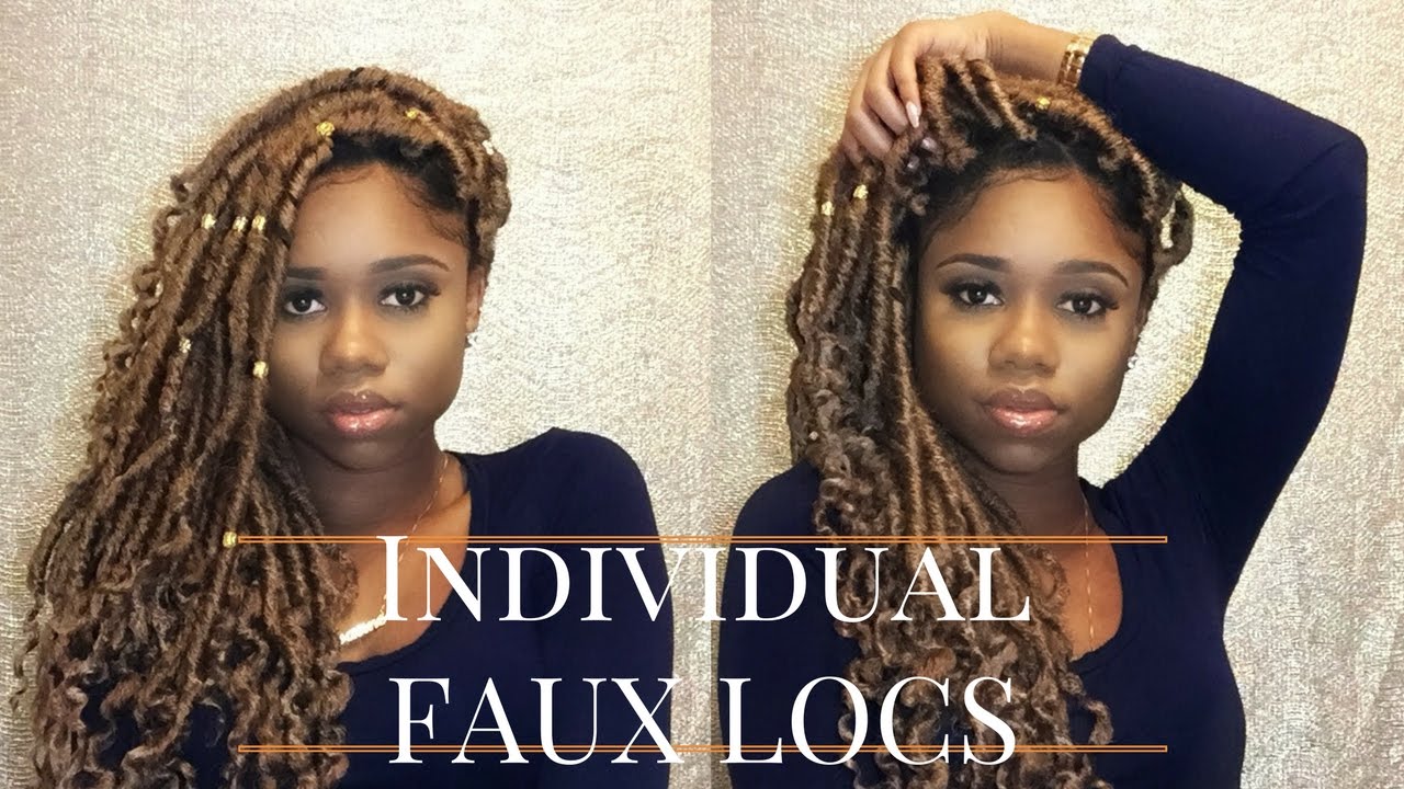 INDIVIDUAL CROCHET FAUX LOCS !! Protective Style
