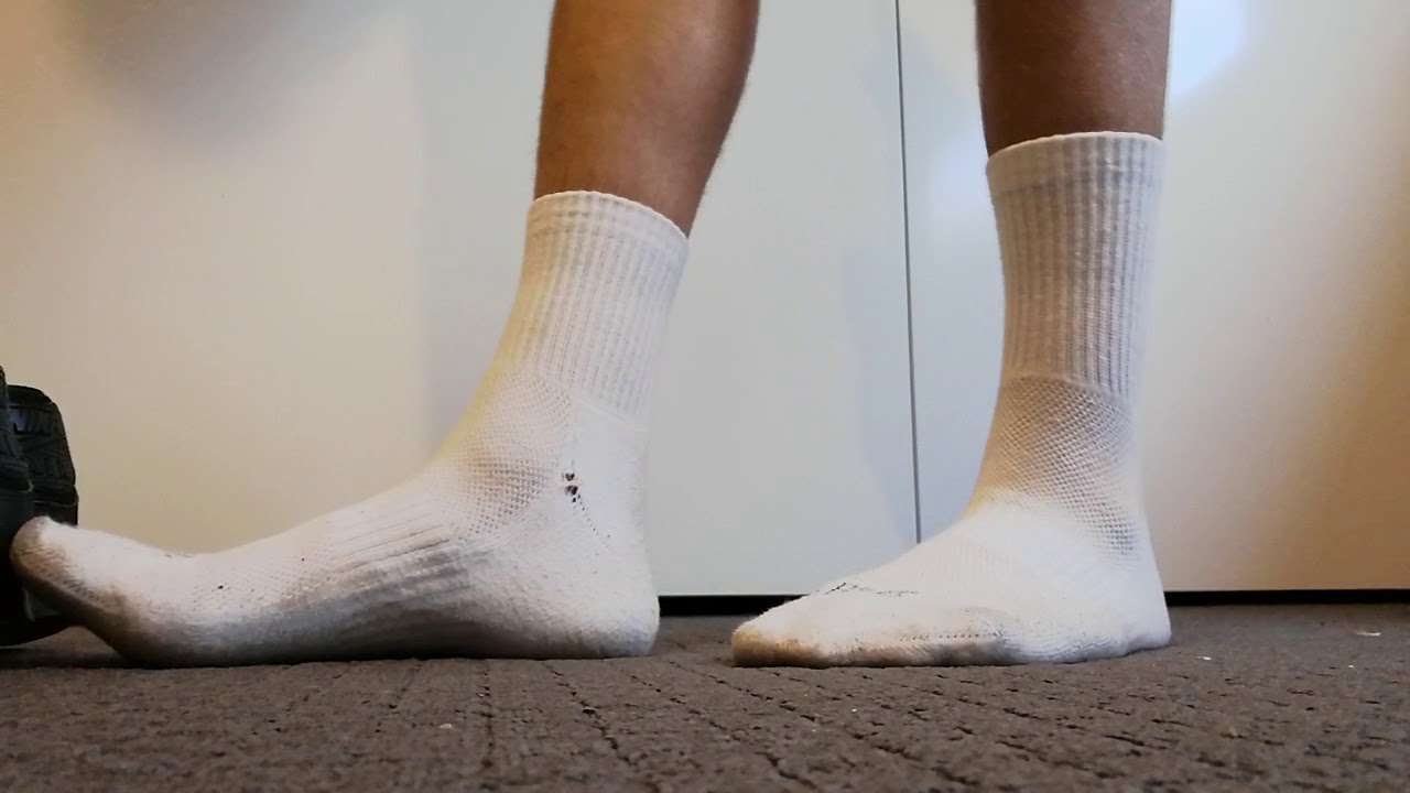 Dirty sweaty socks and stinky Nike Air Max 90