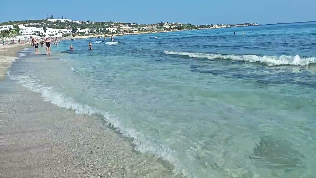 Vacanță, Grecia, Creta, plaja Herssonissos, 29.08.2023