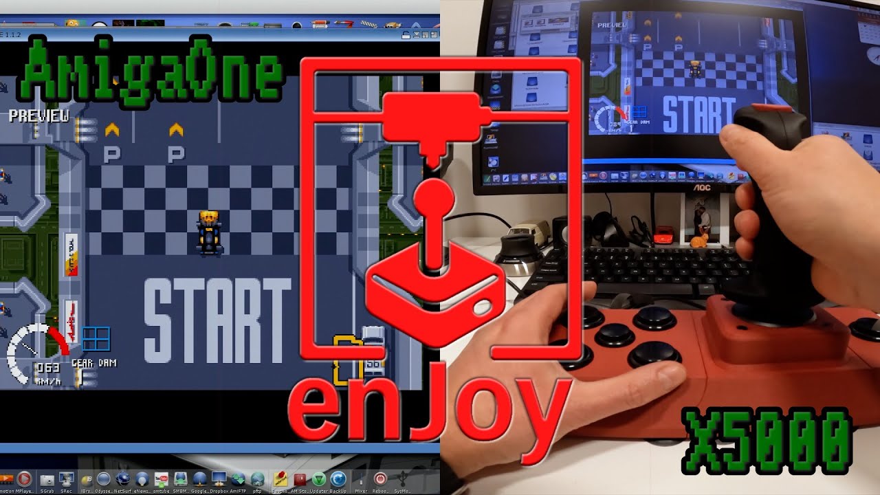 enJoy - joystick drukowany 3D - Amiga Podcast Video Odc 28 [PL]