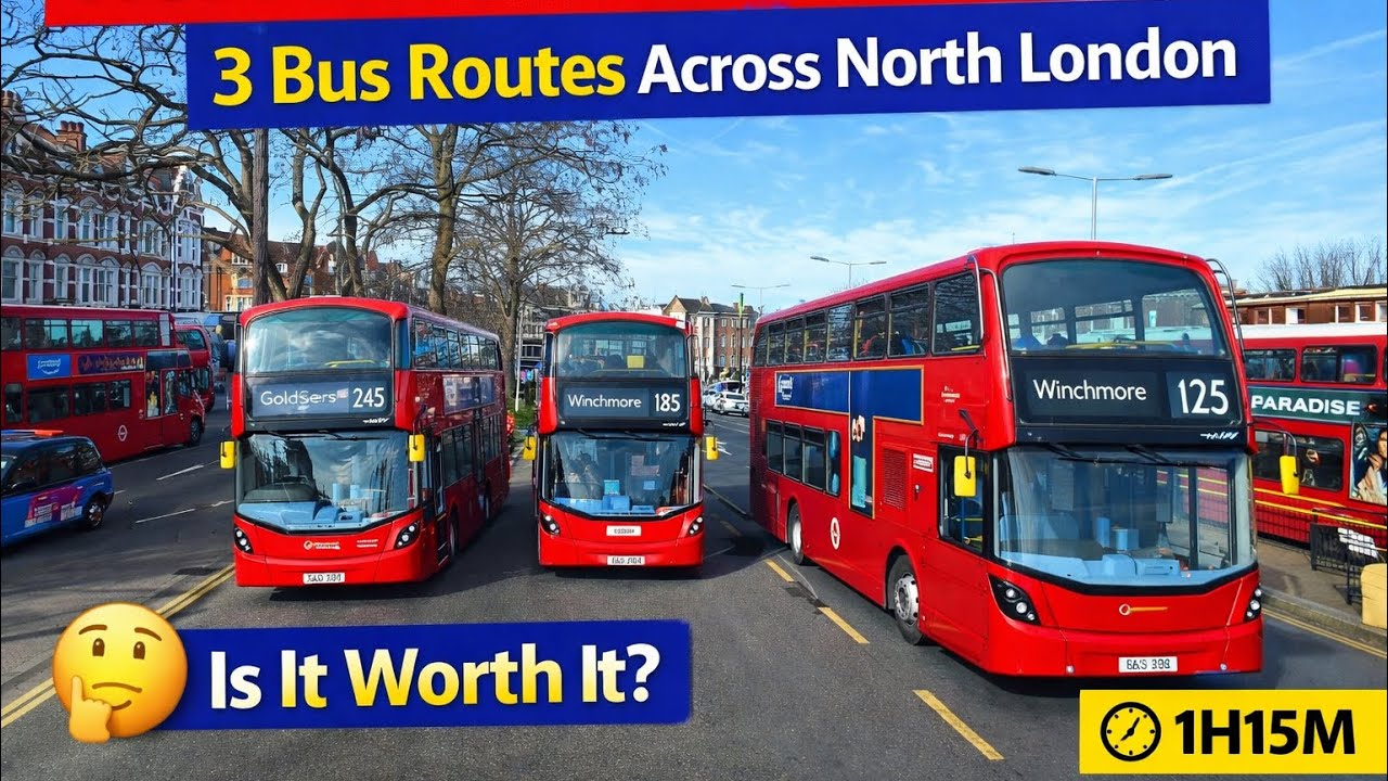  I Crossed North London Using 3 Buses – 245, 183 & 125