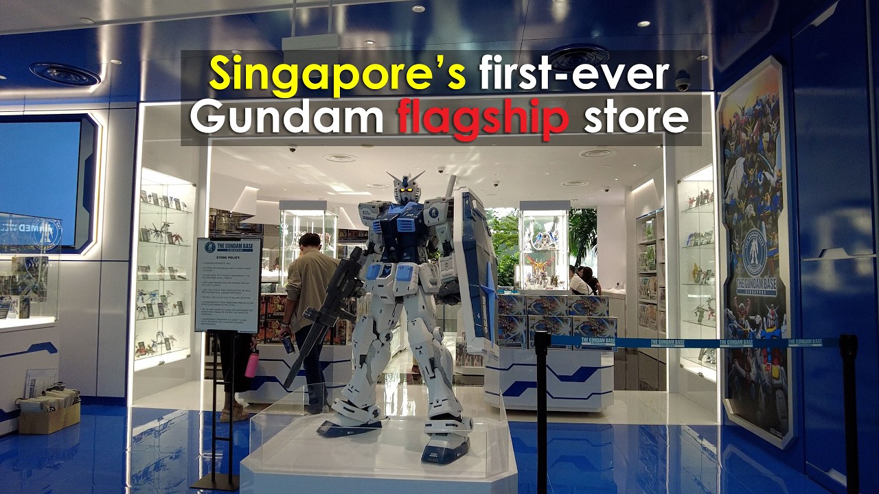 Singapore’s First-Ever Gundam Flagship Store at Jewel Changi 🤖🇸🇬