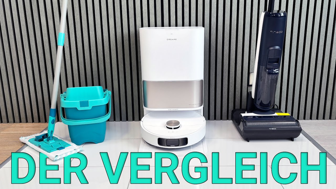 Wischmopp vs. Wischsauger vs. Saug-Wisch-Roboter &ndash; Wer gewinnt?