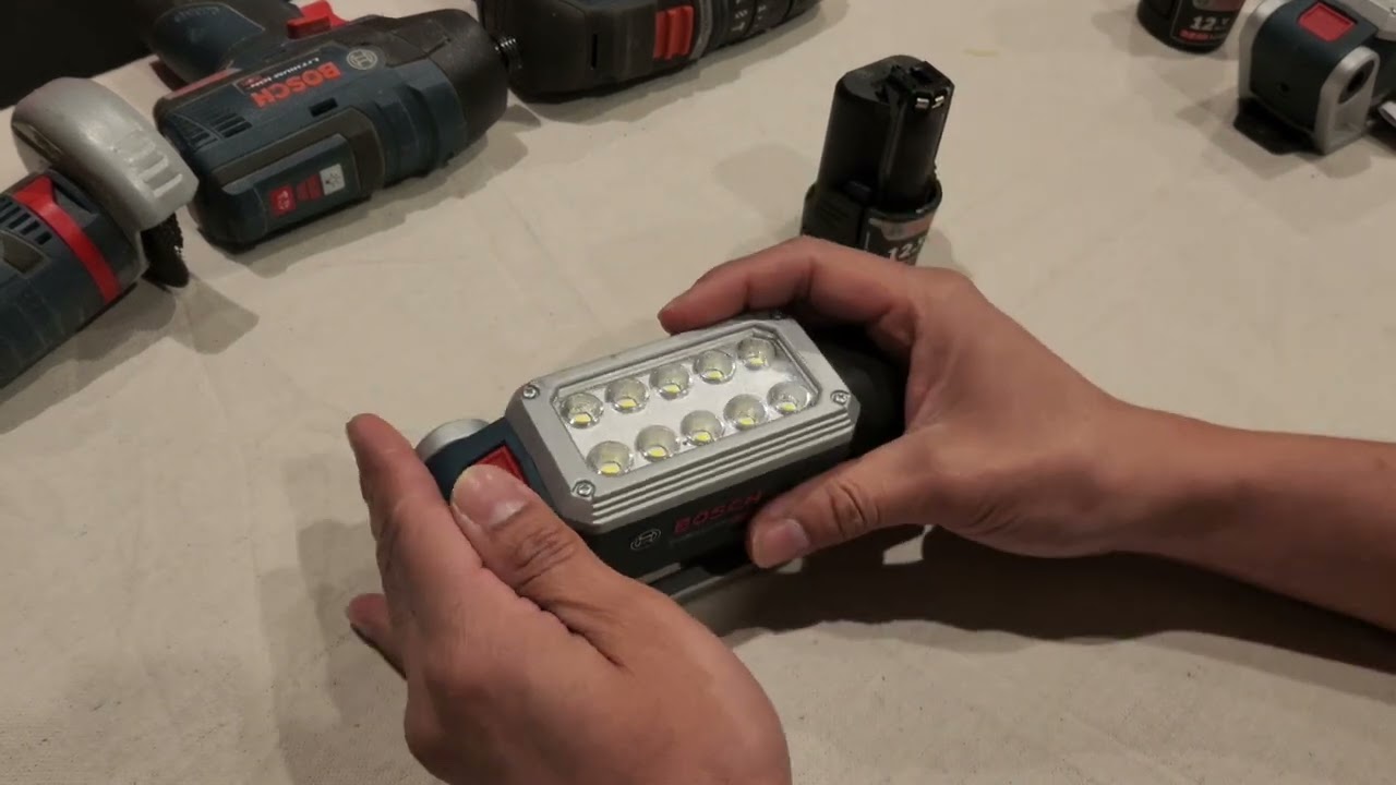 📈 Super lámpara Bosch Inalambrica 🔋 GLI 12V-330🔦 #bosch #reseña #herramientas #bateria12v #lámpara
