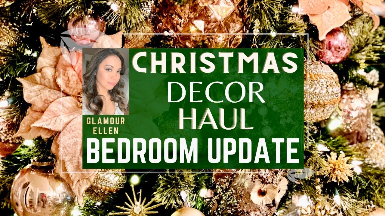 NEW* 2022 CHRISTMAS DECOR HAUL | BLUSH PINK CHRISTMAS TREE #glamourellen
