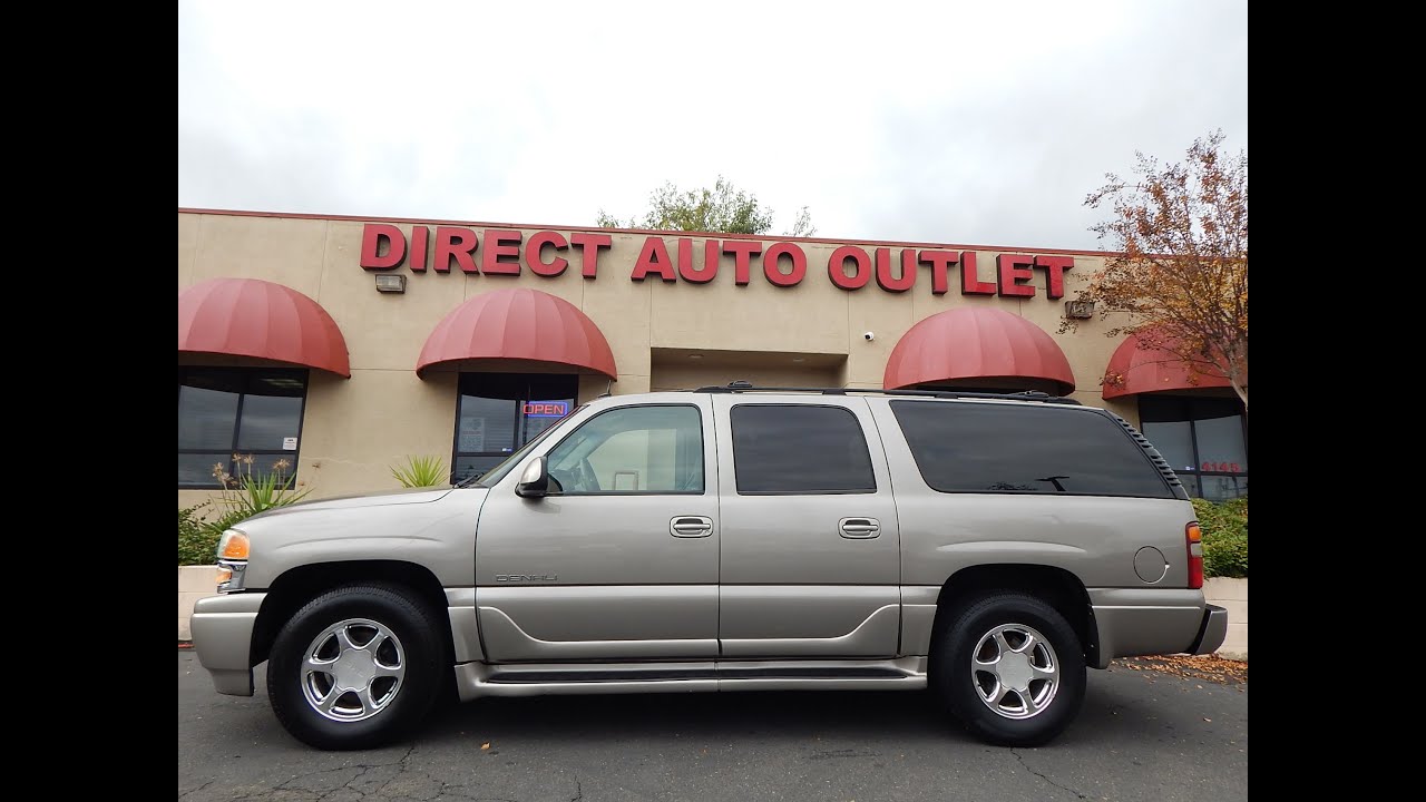 Видеообзор и осмотр внедорожника GMC Yukon XL Denali 4X4 2003 года.
