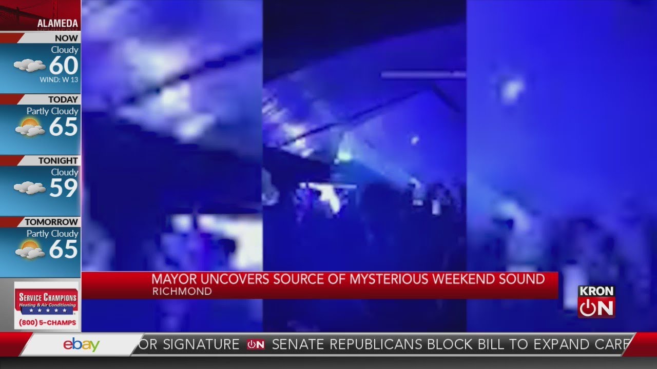 Richmond mayor uncovers source of mysterious weekend sound