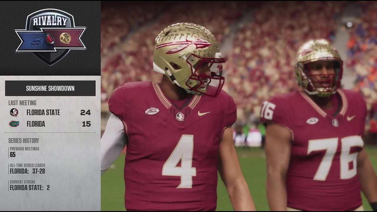 Week 14: Florida @ 8 Florida State