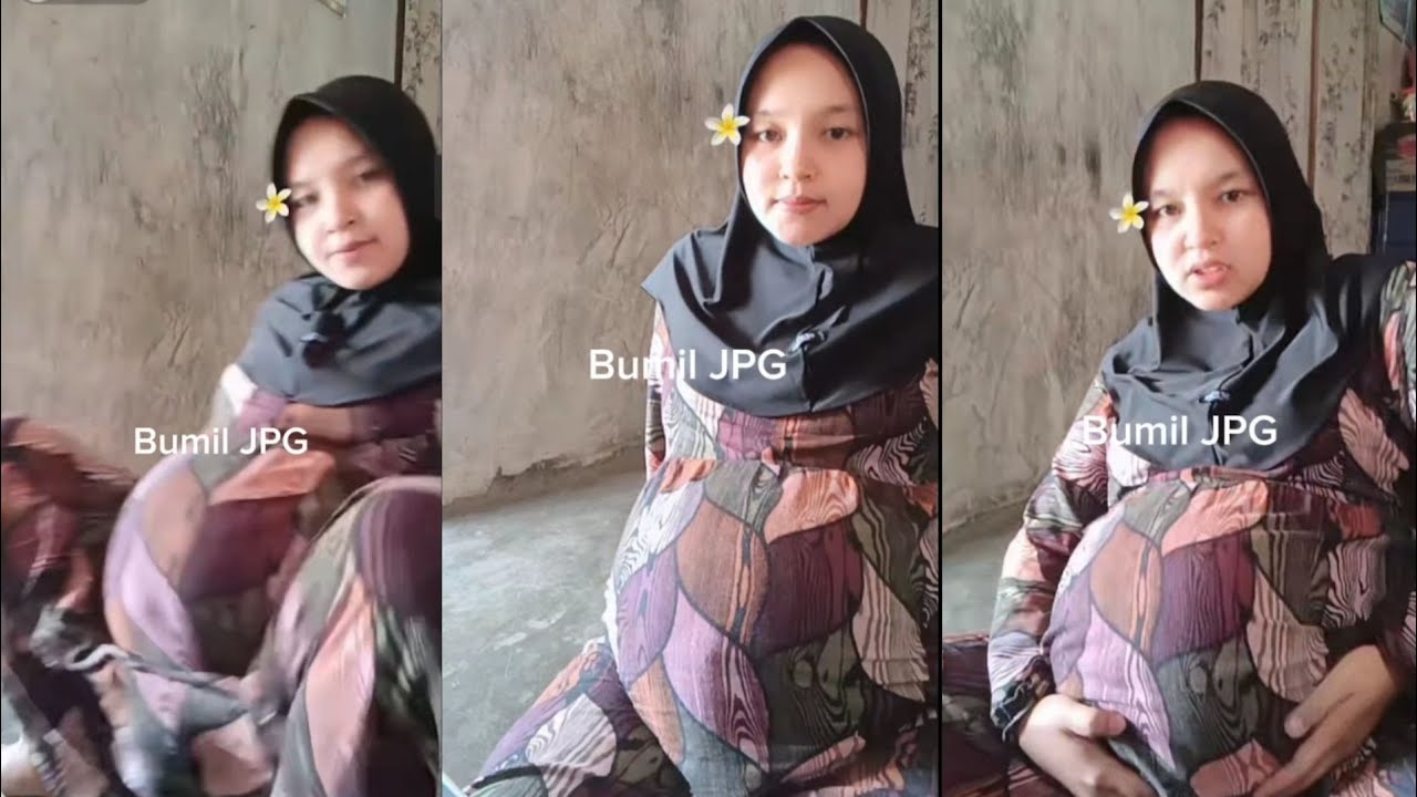 Bumil Live - Bumil Hijab Perut Besar Mau Lahiran Bentar Lagi
