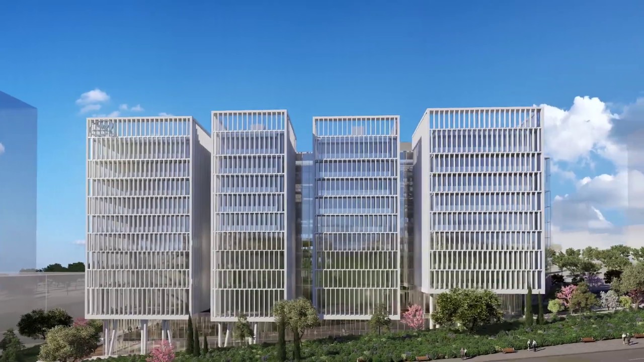 🏙 הדמיית מרכז הפיתוח העולמי של מובילאיי בירושלים 🎥
