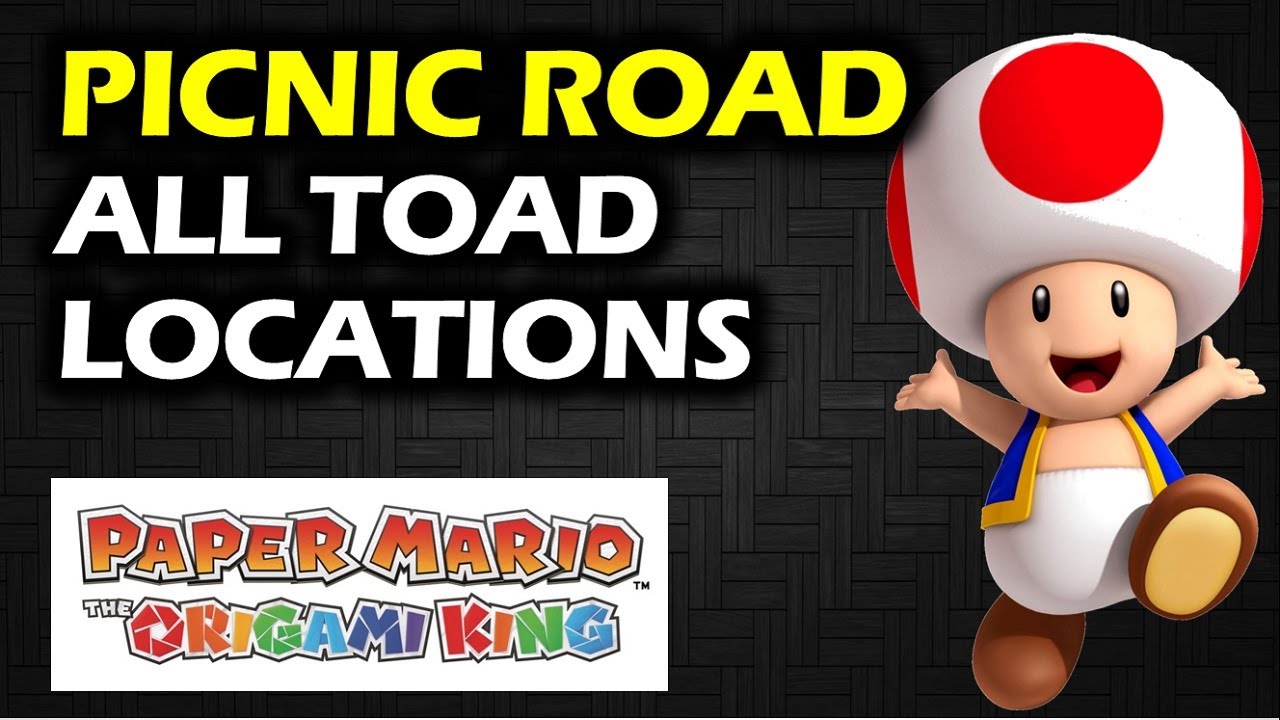 Picnic Road: All Toad Locations | Paper Mario the Origami King Walkthrough