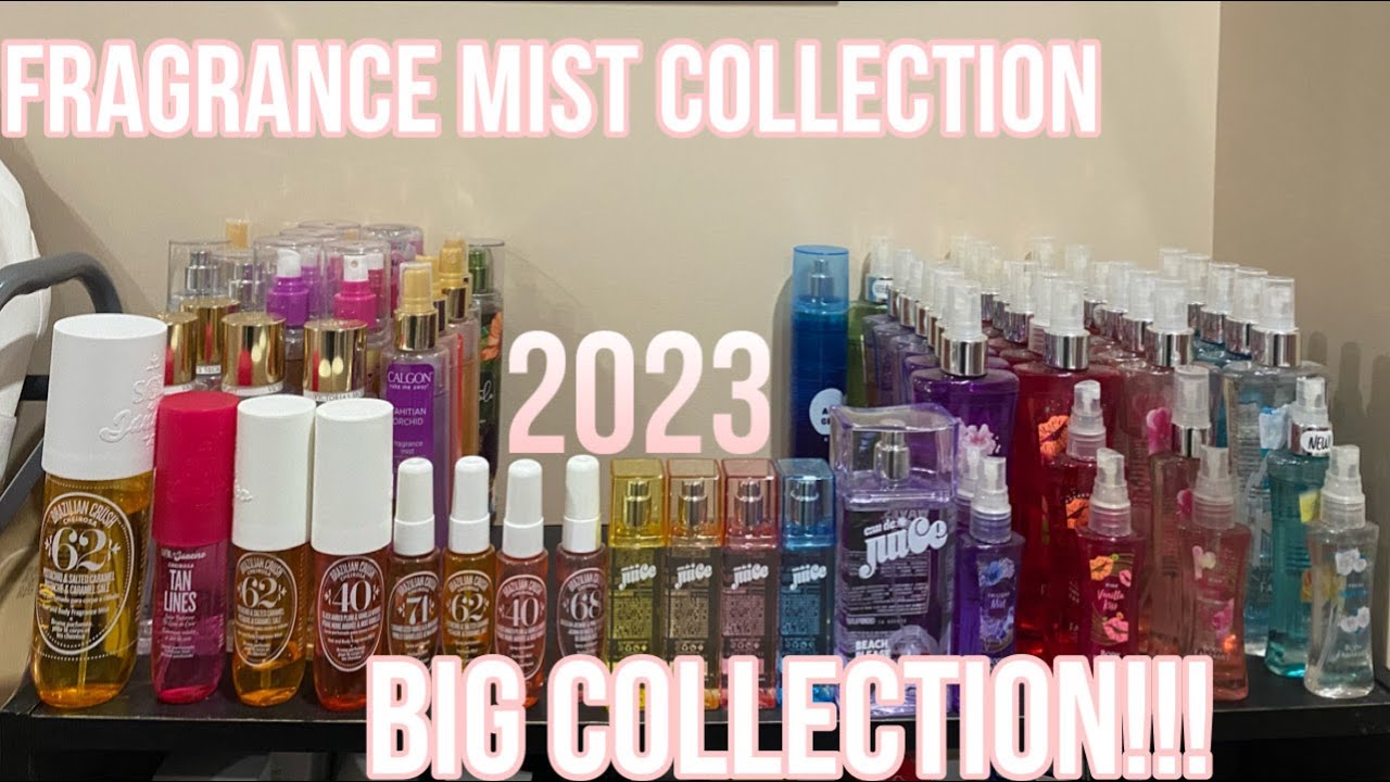 MY HUGE FRAGRANCE MIST COLLECTION 2023!!! (Body Fantasies, Calgon, Sol de Janeiro, Victoria Secret)