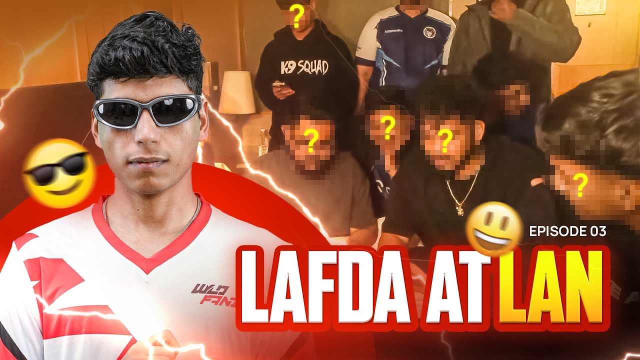 LAFDA AT LAN  ep03| LIVE WITH GUESTS |  SENSEI BGMI😎
