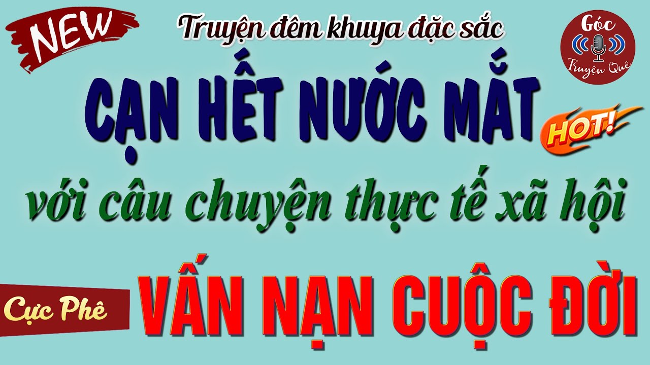 Đầm Đìa Nước Mắt Khi Nghe Câu Truyện Đời Thực: 
