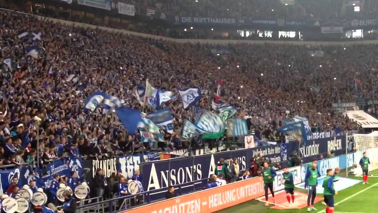 Ultras Gelsenkirchen Arena Gesänge ( schalalal schalke )