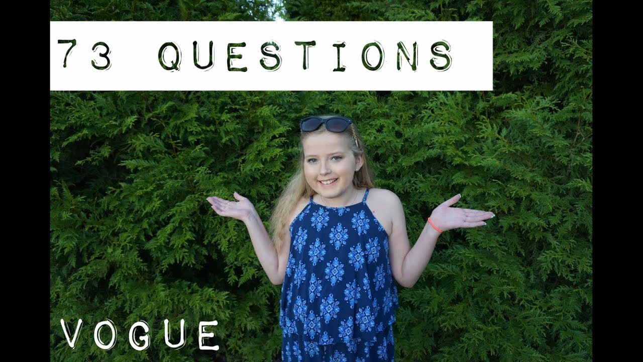 73 Questions With Zoe Elizabeth | Vogue Parody