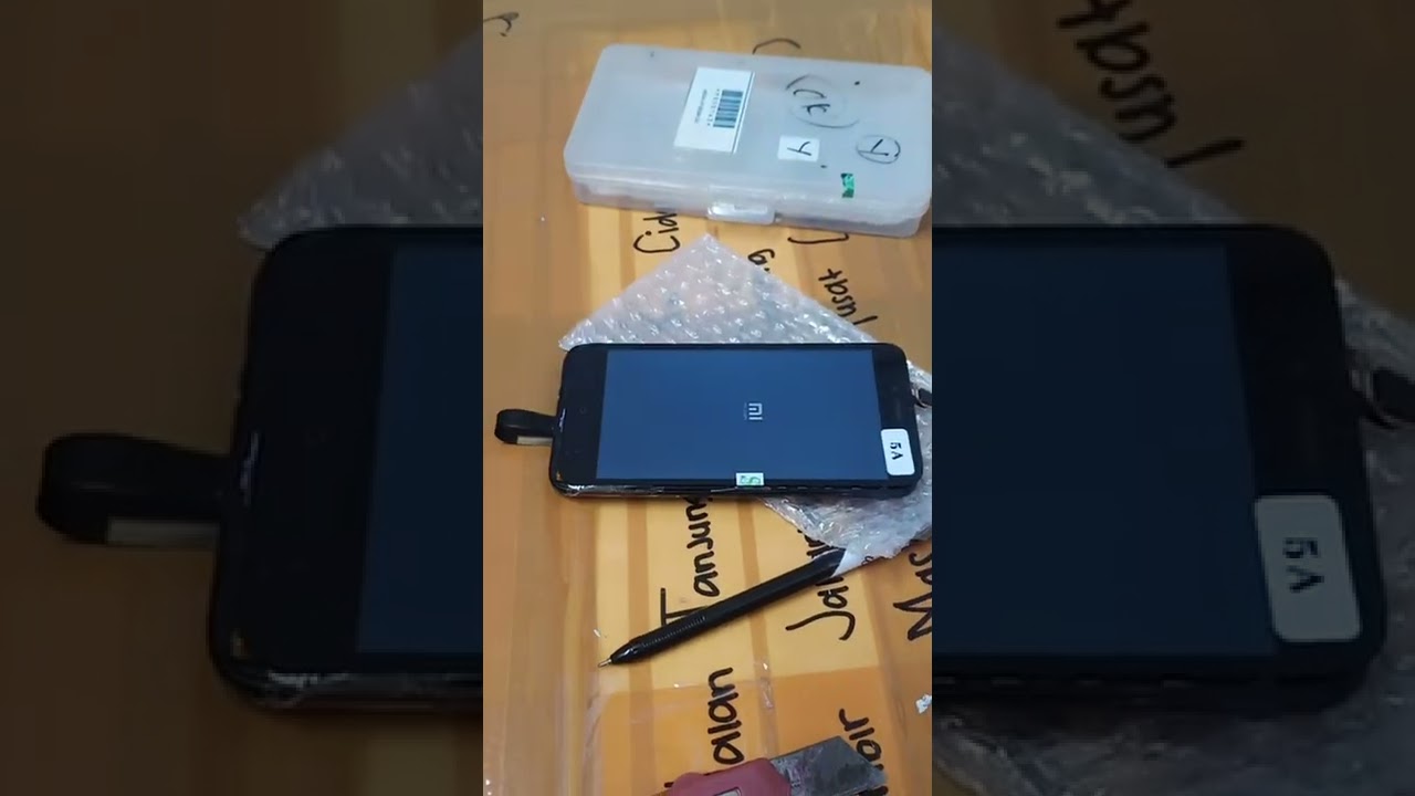 unboxing lcd + ts redmi 5a black 1 pcs ( rephone cell)