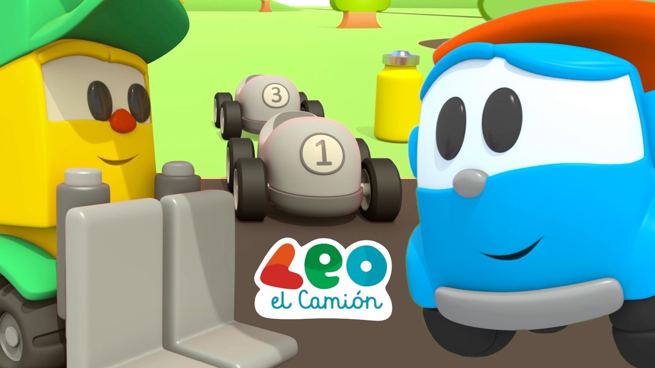 Leo the Truck Español cumple 4 años - 4 Capitulos con Leo Lifty y carritos en español