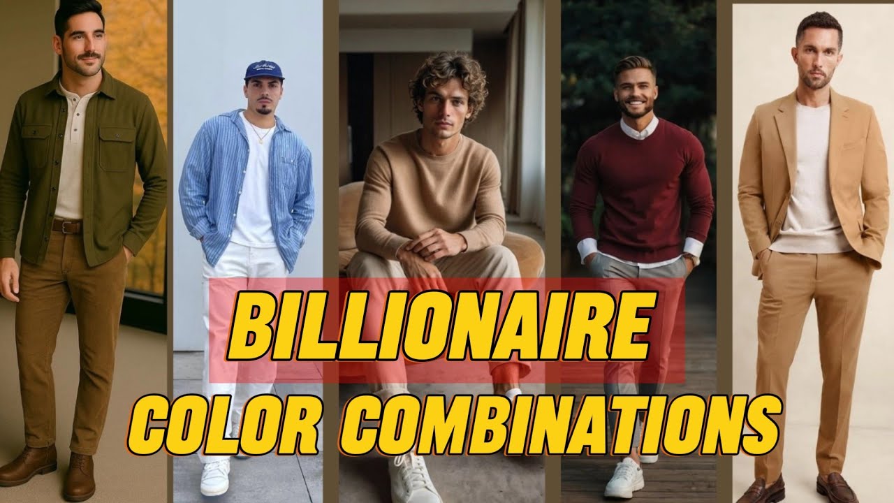 Billionaire Color Combinations for Men | Trendz_reload