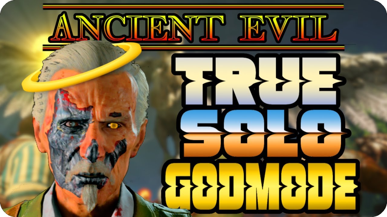 BO4 Zombie Glitches: TRUE Solo GodMode AFK Glitch Ancient Evil - Black Ops 4 Zombie Glitches