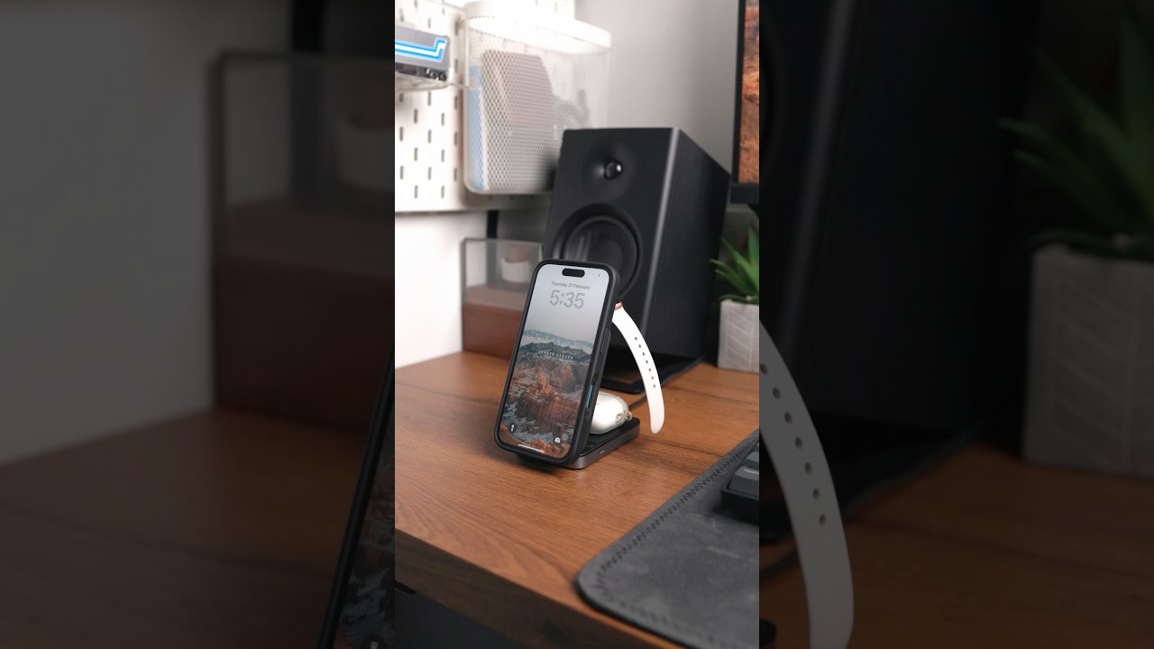 Power up with the URBN Qi2 Certified 3-in-1 MagSafe Wireless Charging Stand! #magsafecompatible