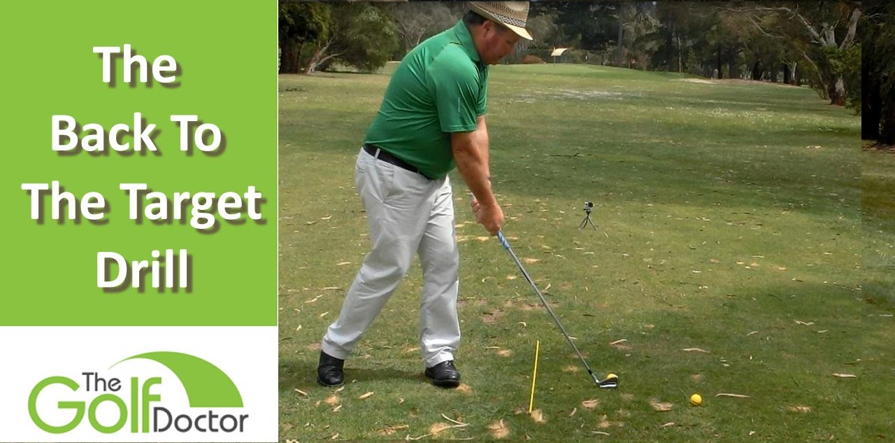 A Weird But Great Golf Drill - The Back To Target Golf Drill