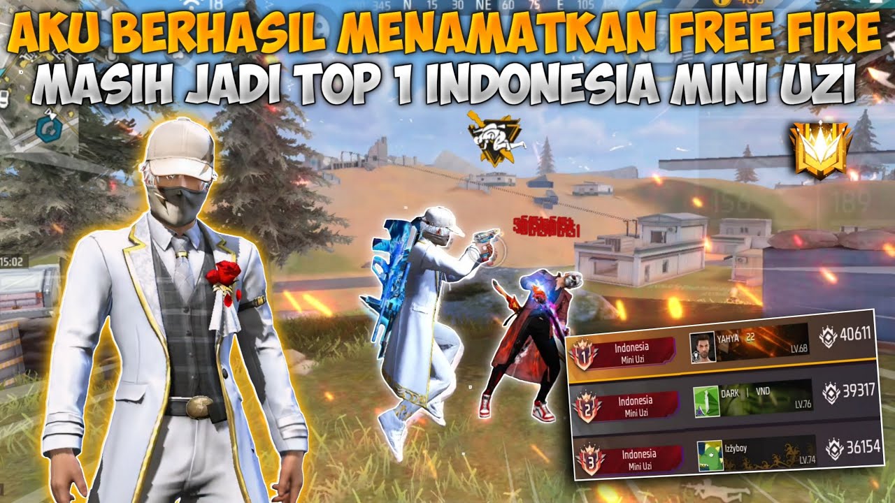 TAMAT LAGI!! Aku Berhasil Mempertahankan Title Top 1 Indonesia Mini Uzi - BR RANGKED