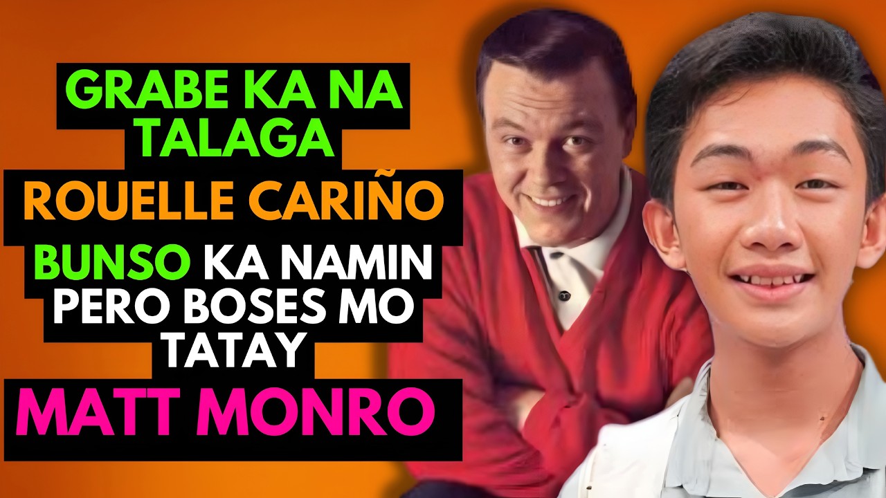 PINOY GUNULAT BUONG MUNDO Matt monro ng Pinas ROUELLE CARIÑO #rouellecariño #mattmonro #kantakwento