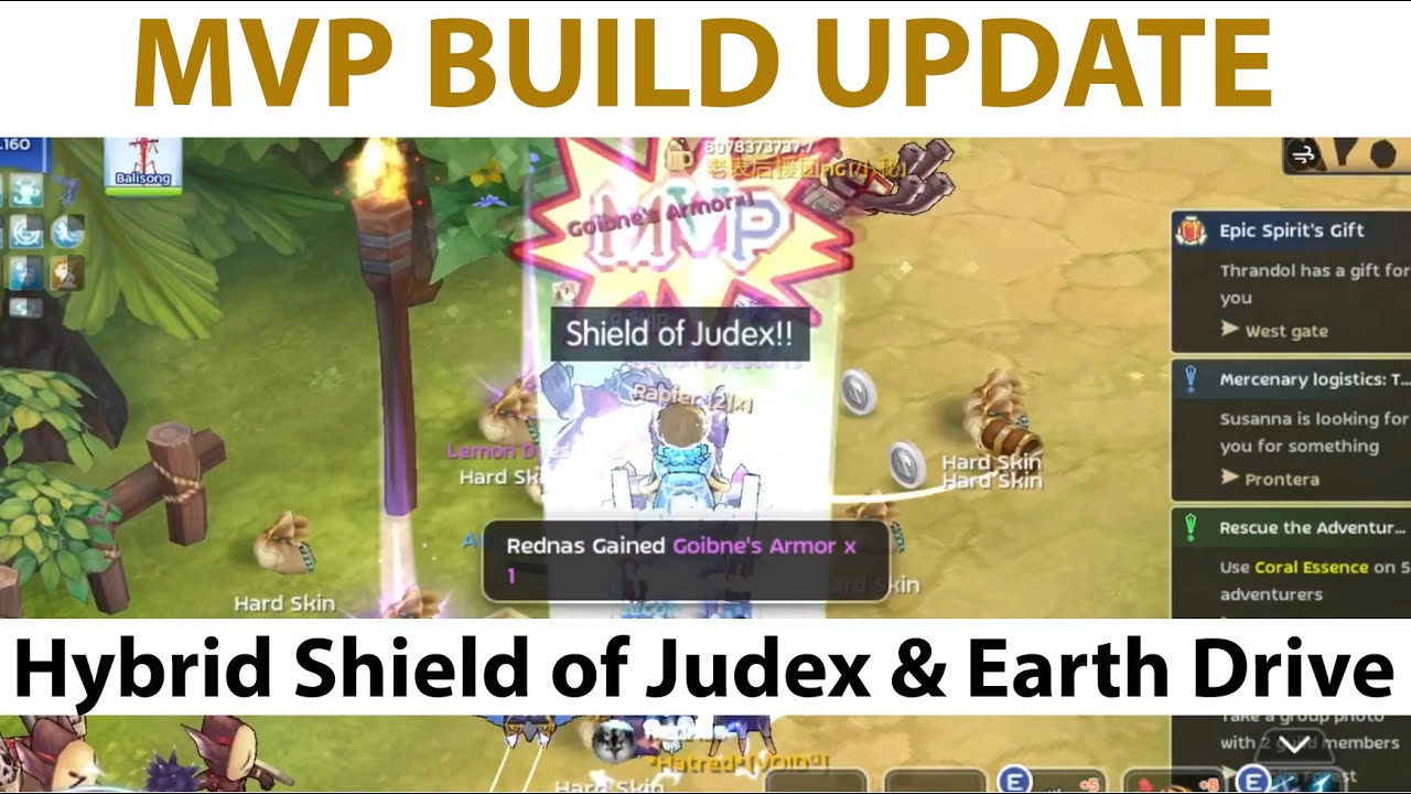 Divine Avenger MVP Build Update - Hybrid Shield of Judex & Earth Drive / Ragnarok M Eternal Love